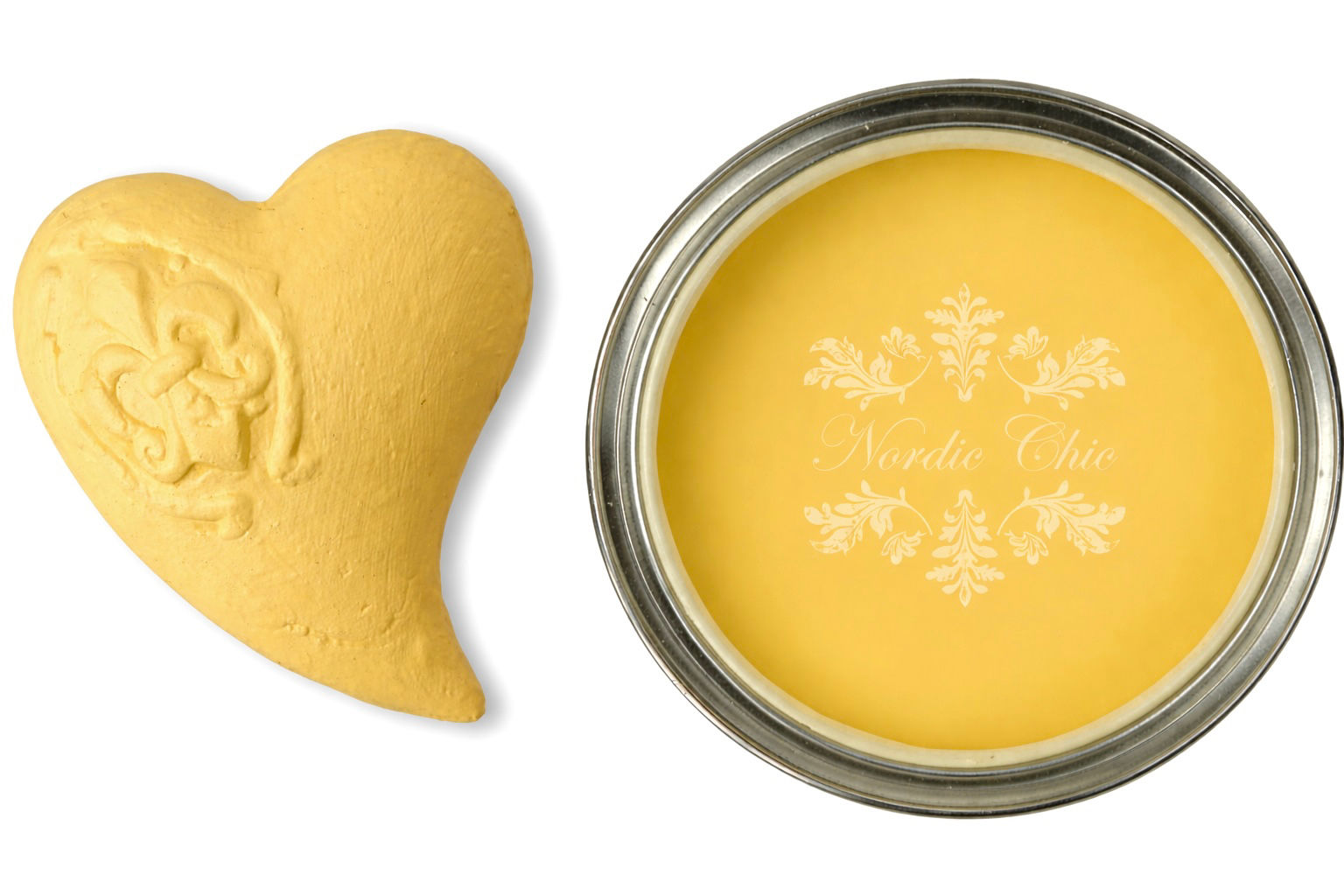 Butter Furniture paint 750 ml, varm smørblomstgul  kalkmaling 