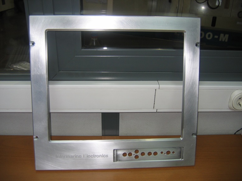 Aluminum Front panel milling