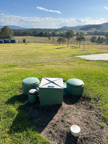 Septic tank installation for granny flat in South East Queensland by Statewide Wastewater
