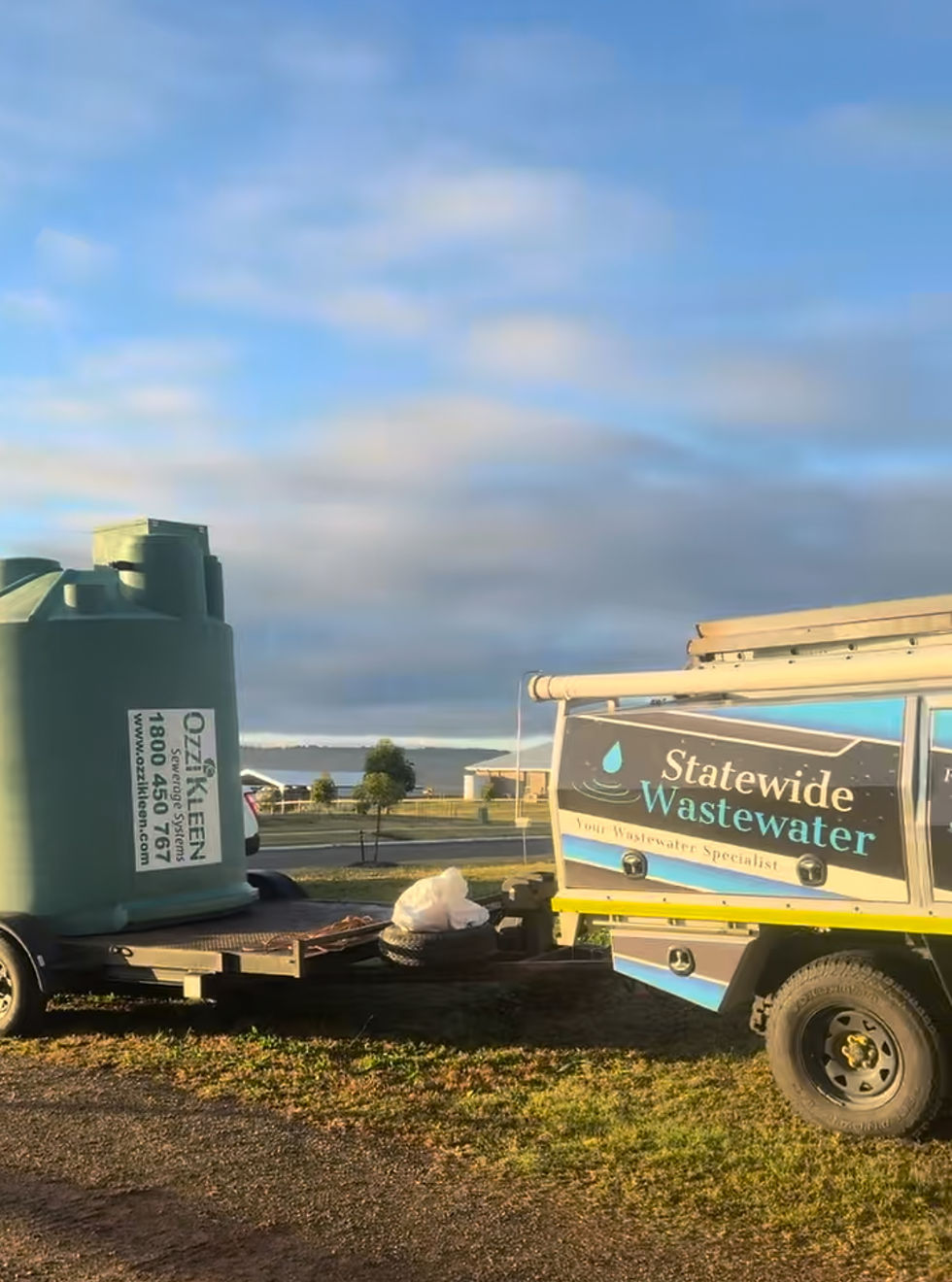 Ozzi Kleen HSTP system installation in progress at a Meringandan West property.