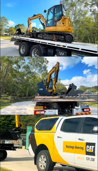 Statewide Wastewater team installing a new HSTP wastewater system in a Samford Valley property, Queensland