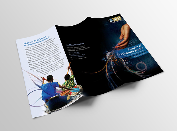 Australian National University marketing - minhdesigns - graphic design by Minh