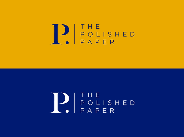 The Polished Paper logo - minhdesigns - graphic design by Minh