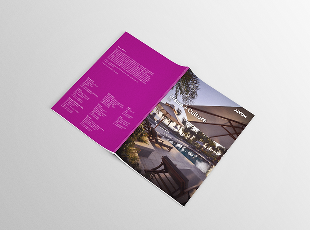 Leisure and Culture brochure - minhdesigns - graphic design by Minh