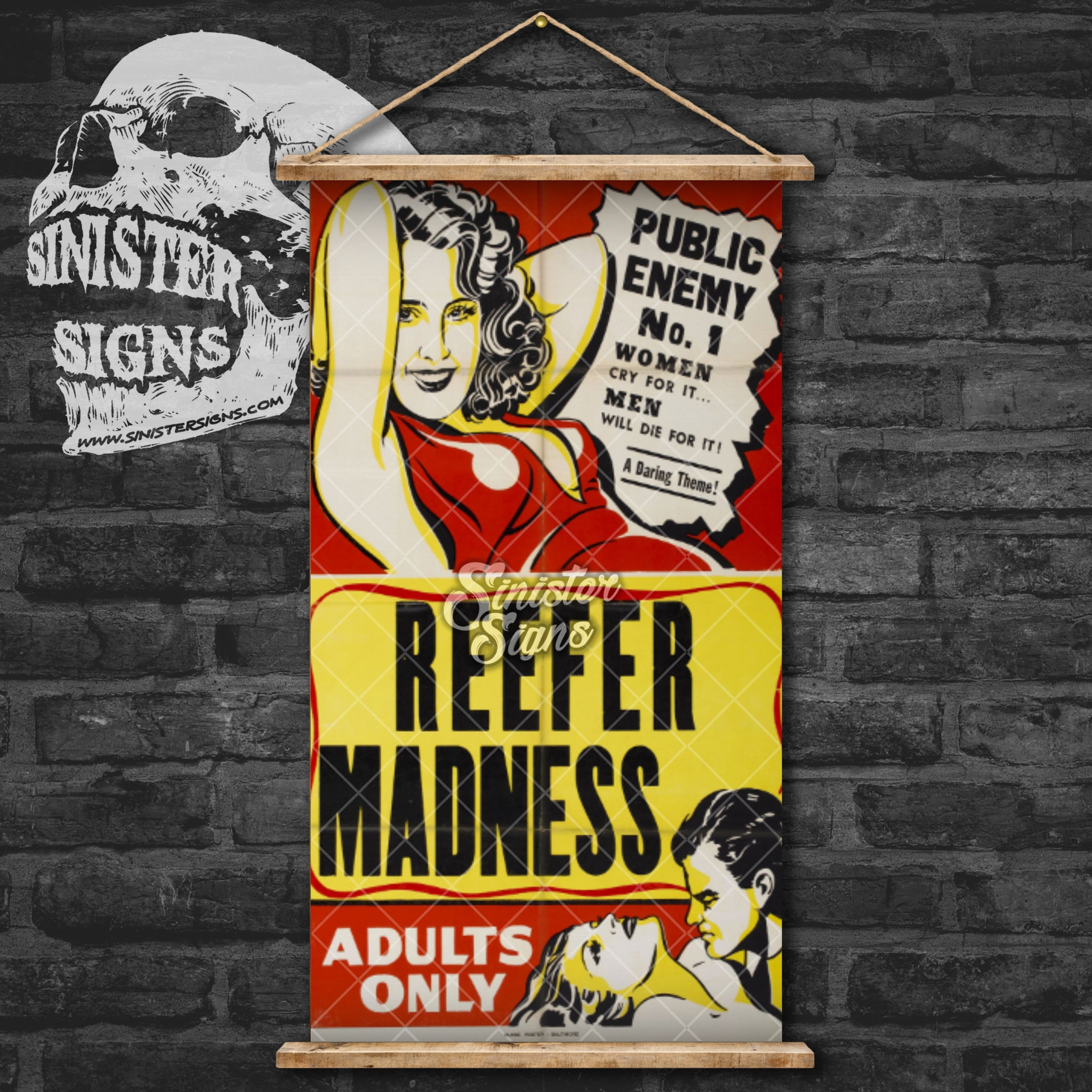 Reefer Madness Wall Hanging