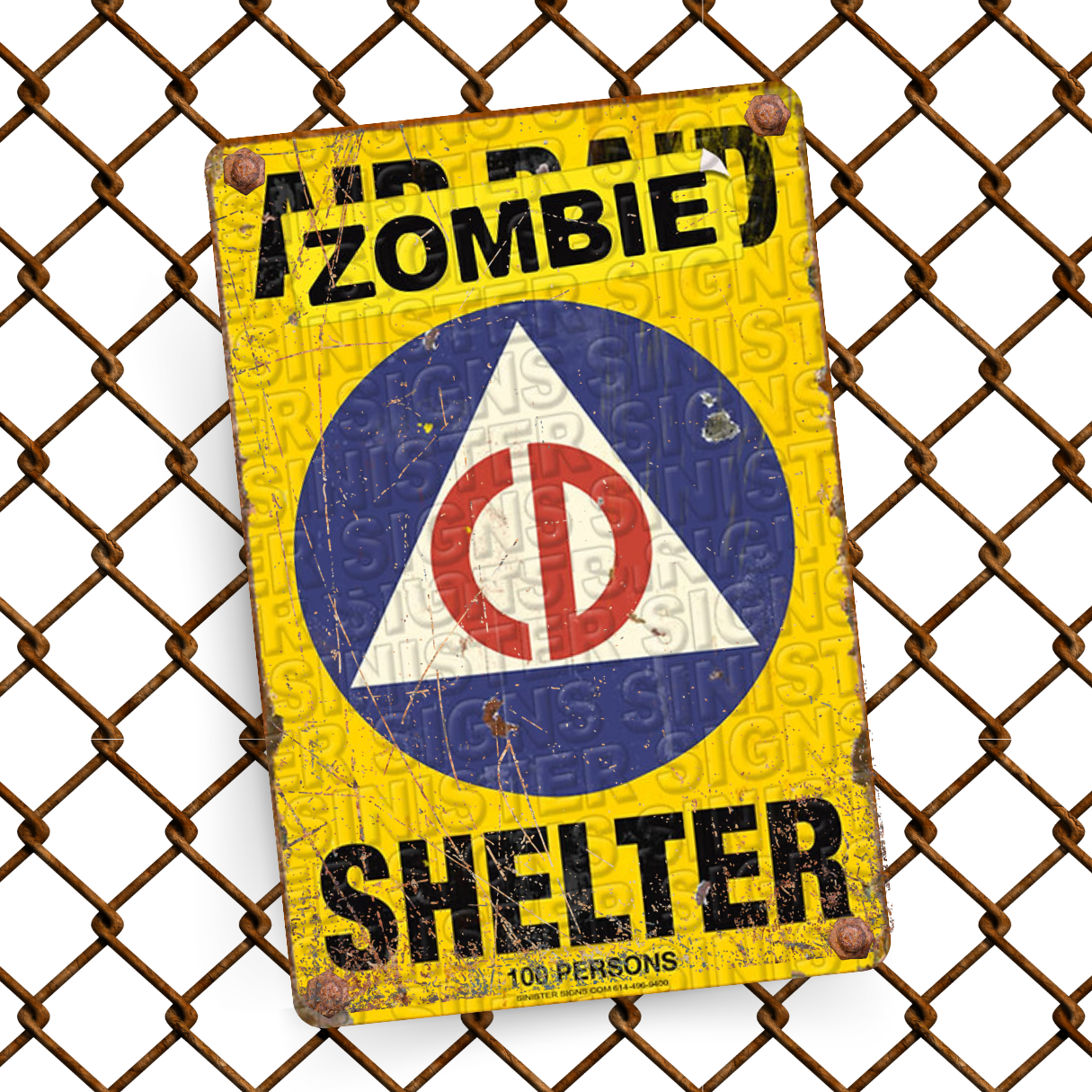 Zombie Fallout Shelter "CD" (12"x18")