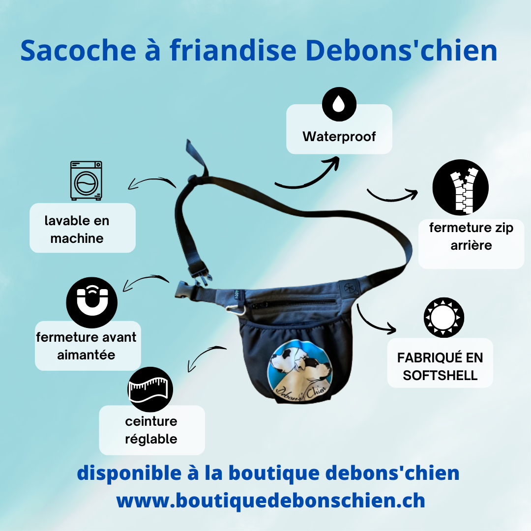 Sacoche à friandise Debons'chien