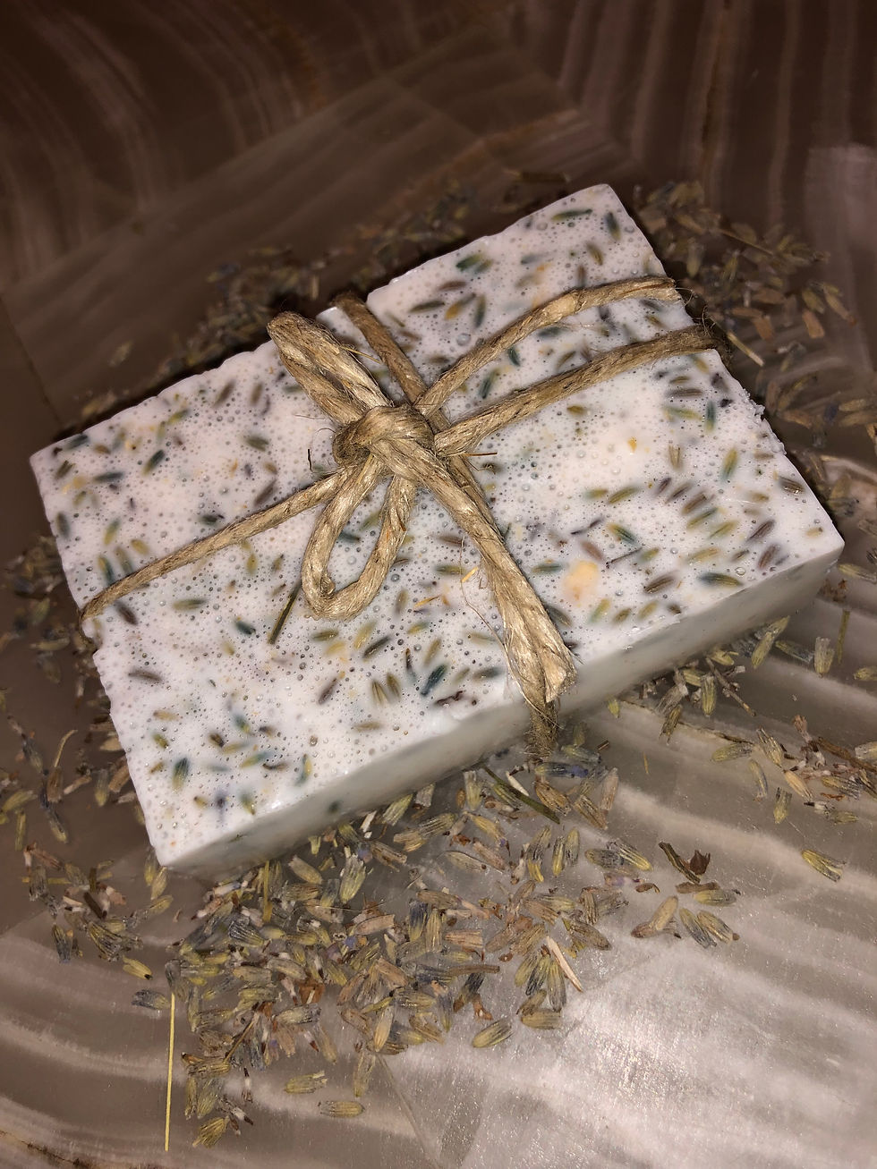 Miniatura: Lavender, Oatmeal, Coconut Milk Soap