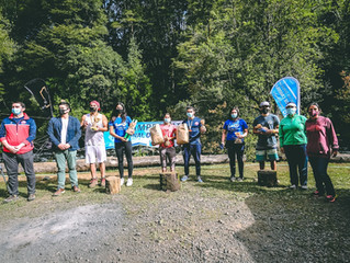 Rio Liucura de Pucón fue el epicentro del Canotaje Slalom, con competidores de todo Chile