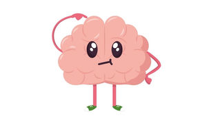 איור של מוח מגרד בראש