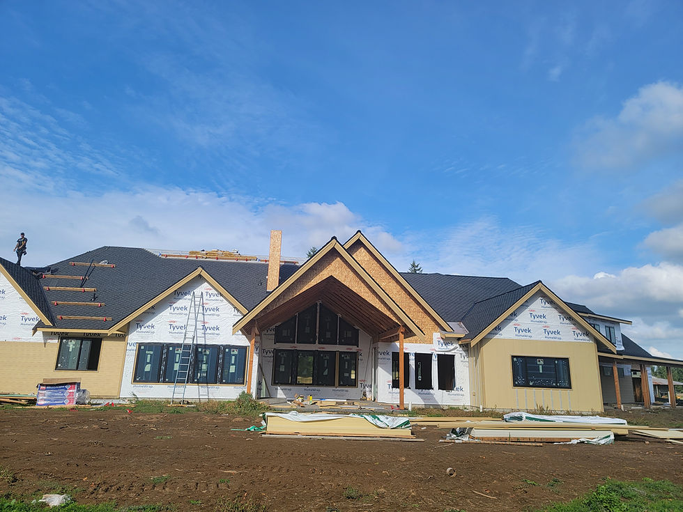 Professional roof replacement and exterior siding installation for a residential home project by Four Seasons Contractor LLC