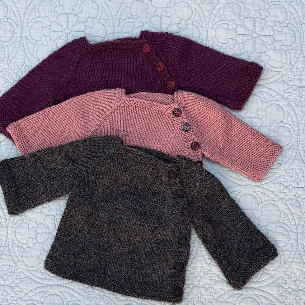 Thumbnail: Baby Knitted Jersey- blue