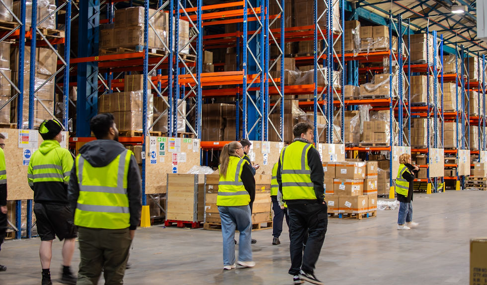 Site Tour for 7 North Team. Carlisle Jobs Cumbria Cumberland Warehouse.