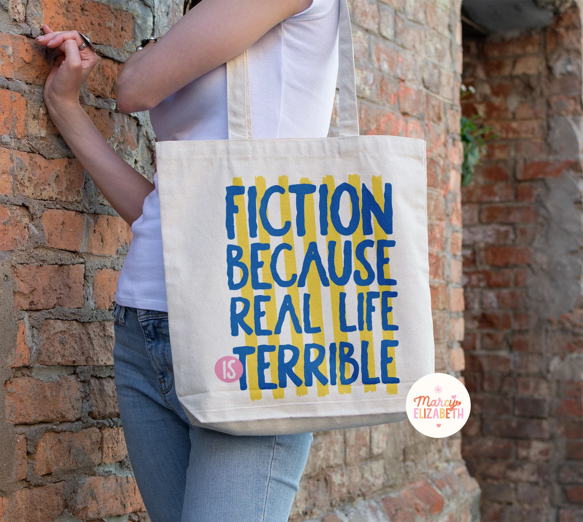 Real Life is Terrible Tote Bag