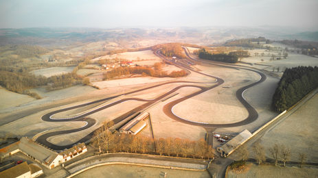 Vue du ciel - Circuit du Mas du Clos