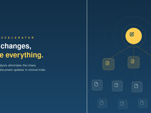 Study changes, change everything: How Impact Analysis in Tryal Accelerator Eliminates the Chaos of Downstream Document Updates