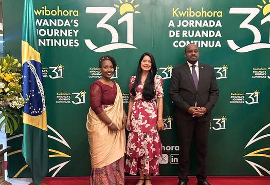 Ruanda celebra sua Data Nacional com grande evento em Brasília