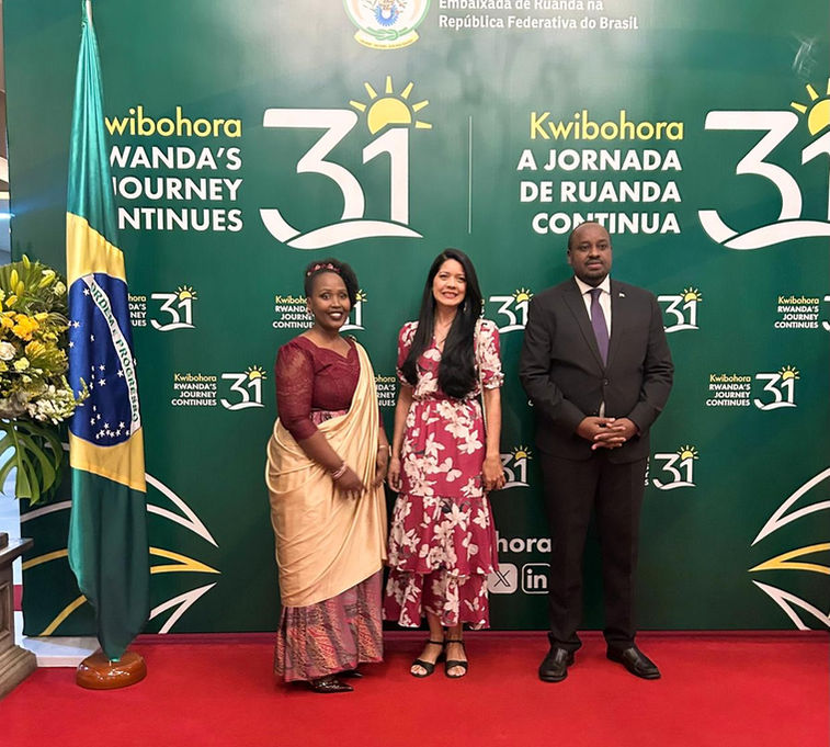 Ruanda celebra sua Data Nacional com grande evento em Brasília