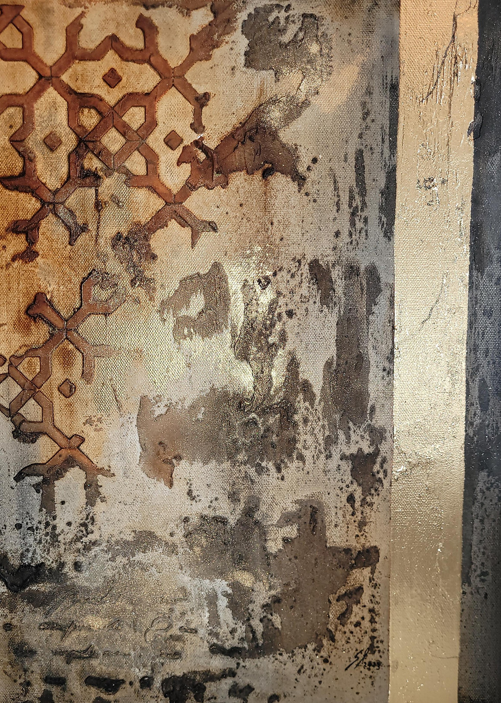 Miniaturbild: "Welten" 40x100cm