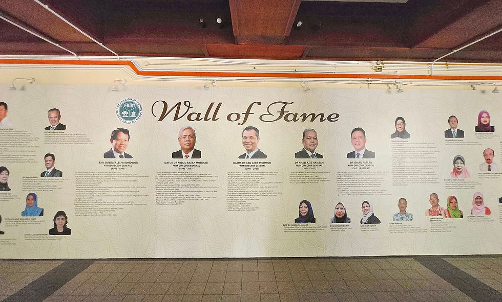 Wall of Frame of FRIM (Malaysia)