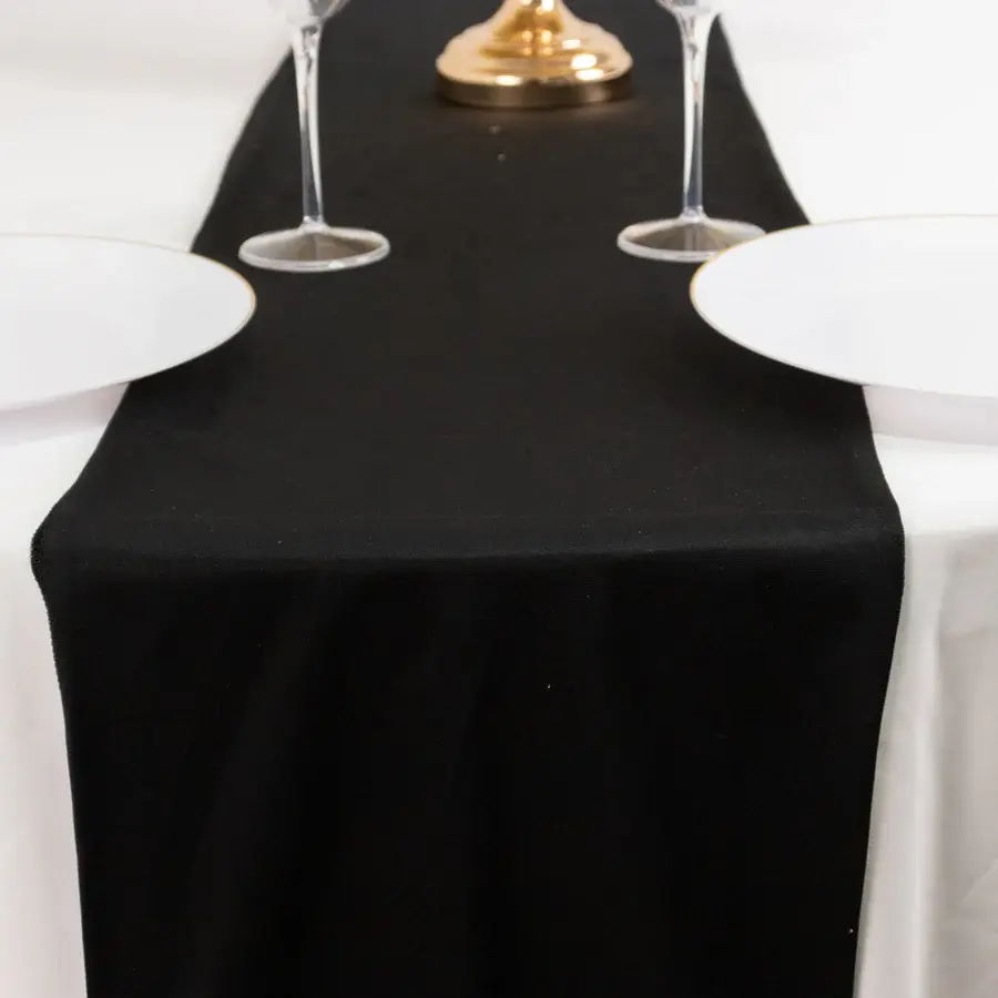 Black Table Runner