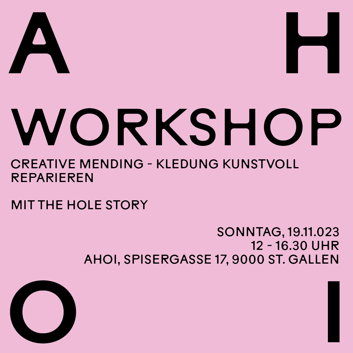 flyer mit Beschreibung zur Veranstaltung