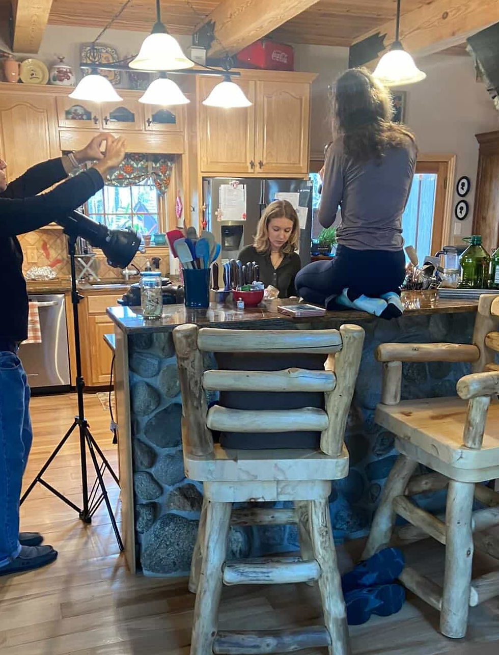 Behind the scenes of the New York Times shoot!