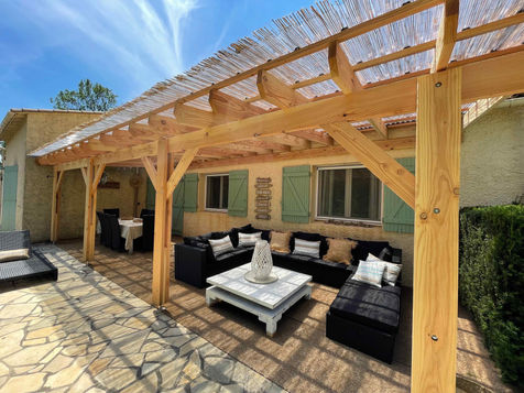 Terrasse Solarium Villa L'occitane