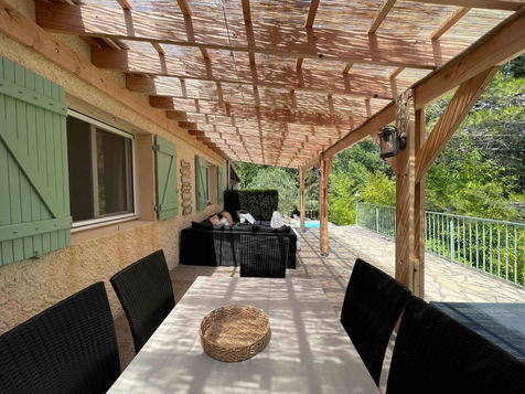 Terrasse Solarium Villa L'occitane