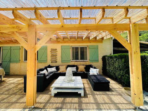 Terrasse Solarium Villa L'occitane
