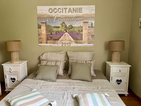 Chambre Amandier Villa L'occitane