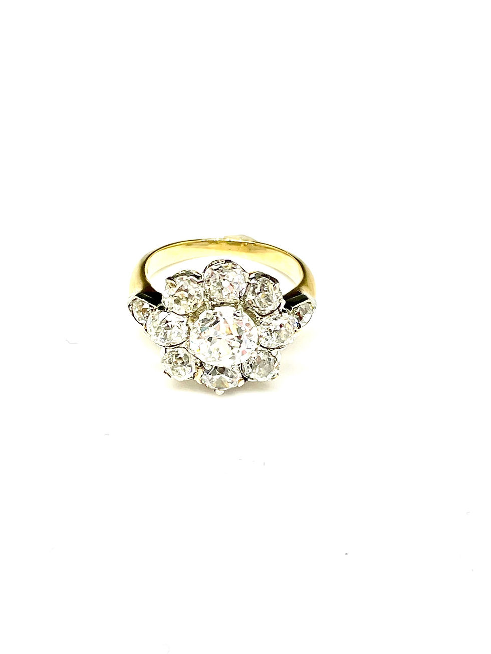 Thumbnail: Diamond cluster Ring