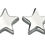 Thumbnail:   Sterling Silver Star Studs