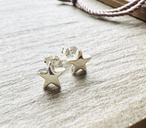Bijul Silver Studs