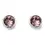 Thumbnail: Sterling Silver Sparkling Amethyst Studs 