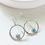 Thumbnail: Handmade Sterling Silver Opal Earrings