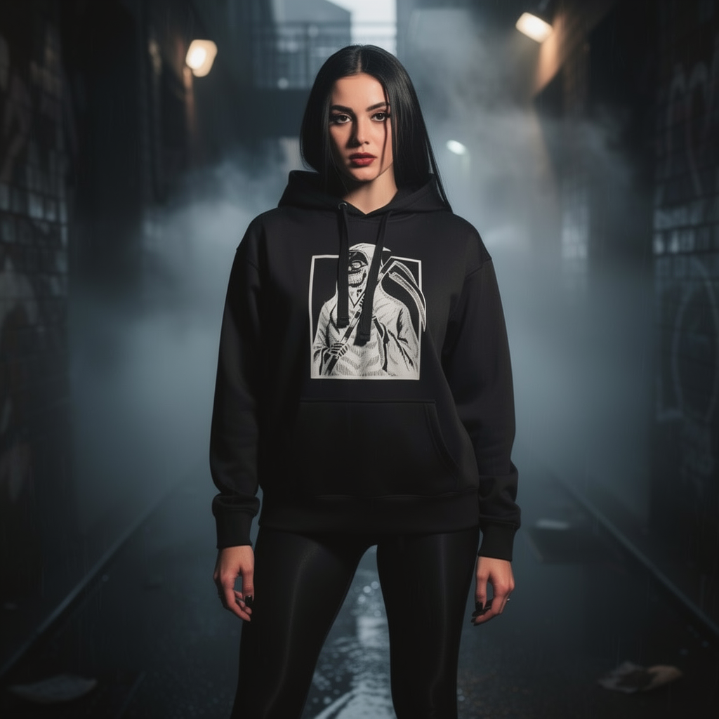 Grim Reaper Hoodie — Cold, Inked, and Unbothered