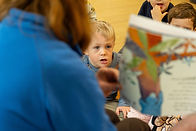 Young children exploring and learning at Totton pre-school