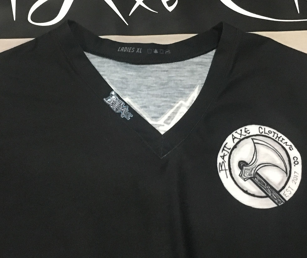 Thumbnail: BattAxe Moe Hawk V-Neck