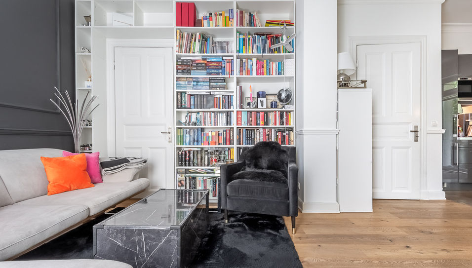 Eigentumswohnung in Hamburg-Eppendorf  - Wohnzimmer - Ulf Dehnert Immobilien 