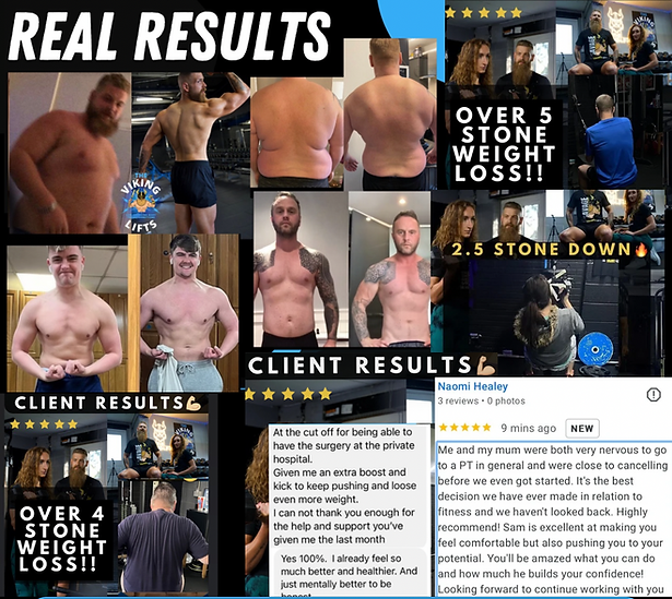 Personal trainer Ashford Kent real client results weight loss
