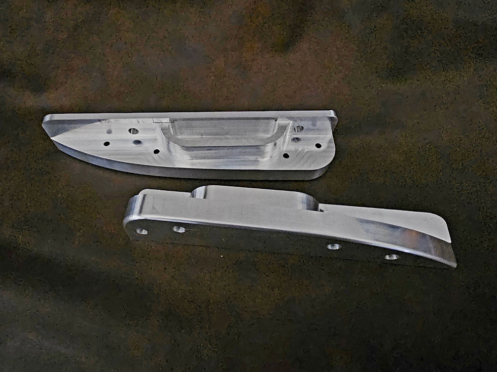 Thumbnail: Billet Wrapable Tear Drop Billet Arm Rest