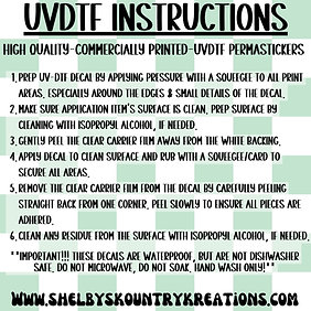UV DTF GANG SHEETS