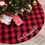 Thumbnail: TREE SKIRT - RED AND BLACK BUFFALO CHECK PLAID