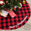 Thumbnail: TREE SKIRT - RED AND BLACK BUFFALO CHECK PLAID