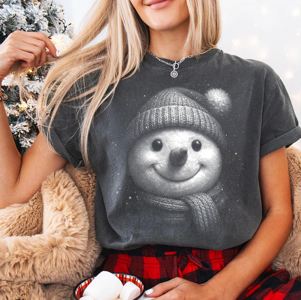 Thumbnail: Christmas Half Tone Vintage Tees & Crewneck