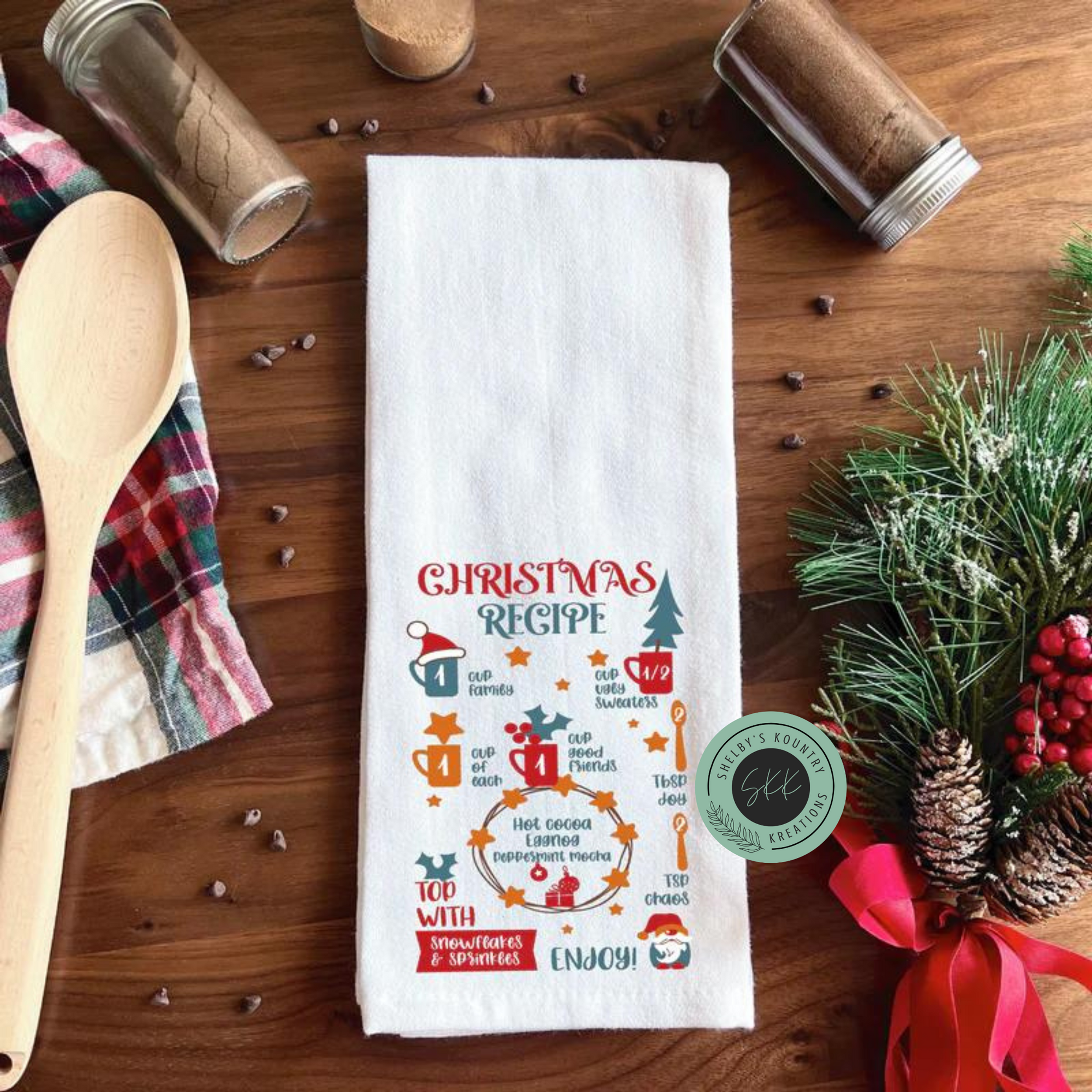 CHRISTMAS TEA TOWELS