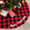 Thumbnail: TREE SKIRT - RED AND BLACK BUFFALO CHECK PLAID