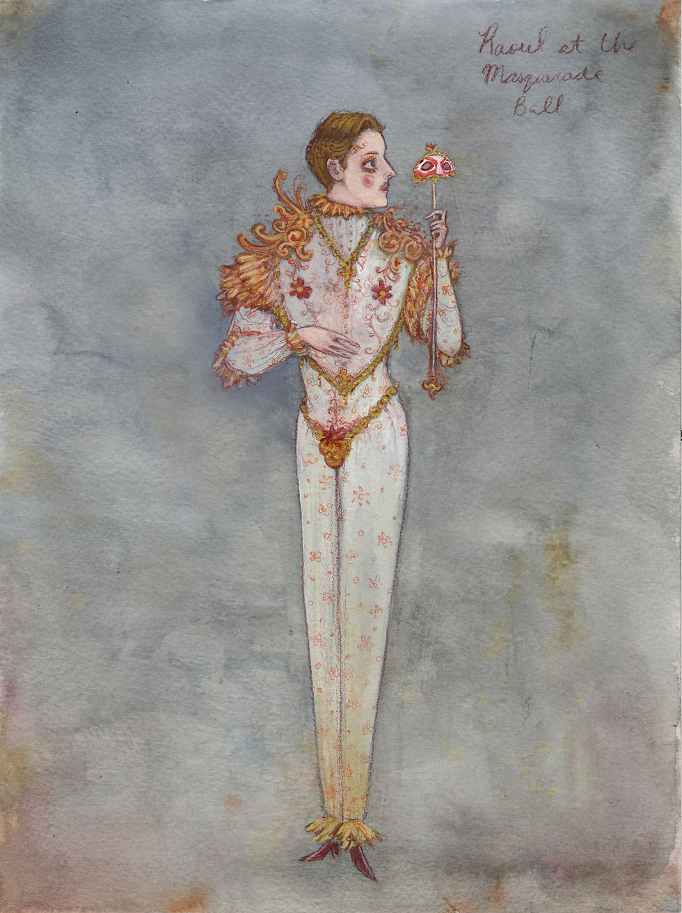 Raoul Costume Sketch Reject