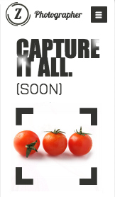 Brzy vyjde website templates – Fotograf - již brzy